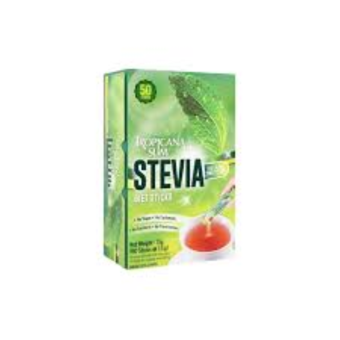 TROPICANA SLIM SWEETNER STEVIA DIET STICK 50S